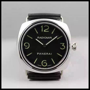 パネライ シースルーバック メンズ 45mm 手巻き式腕時計 PAM210