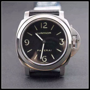 パネライ シースルーバック メンズ 44mm 手巻き式腕時計 PAM112
