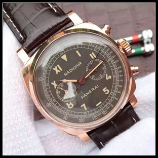パネライ シースルーバック メンズ 47mm 手巻き式腕時計 PAM519