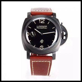 パネライ シースルーバック メンズ 47mm 自動巻き腕時計 PAM617