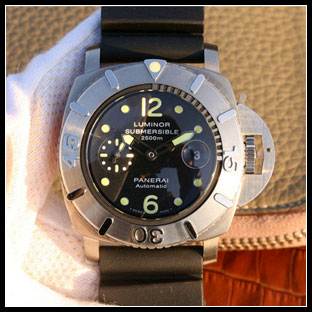 パネライ シースルーバック メンズ 47mm 7750自動巻き腕時計 PAM00194