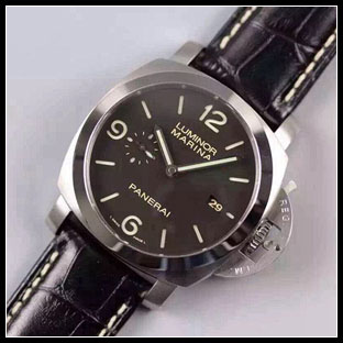 パネライ シースルーバック メンズ 42mm 自動巻き腕時計 PAM392
