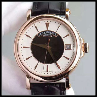 パテックフィリップ メンズ 40mm シースルーバック 自動巻き腕時計