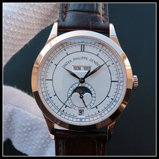 パテックフィリップ メンズ 38mm シースルーバック 自動巻き腕時計