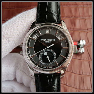 パテックフィリップ メンズ 40mm シースルーバック 自動巻き腕時計