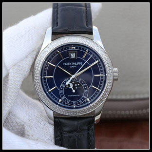 パテックフィリップ メンズ 40mm シースルーバック 自動巻き腕時計