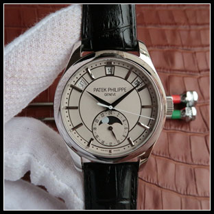 パテックフィリップ メンズ 40mm シースルーバック 自動巻き腕時計