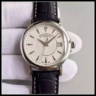 パテックフィリップ メンズ 38mm シースルーバック 自動巻き腕時計