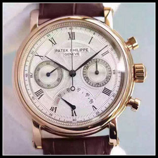 パテックフィリップ メンズ 40mm シースルーバック 手巻き式腕時計