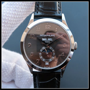 パテックフィリップ メンズ 38mm シースルーバック 自動巻き腕時計