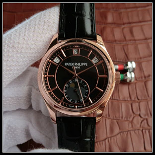 パテックフィリップ メンズ 40mm シースルーバック 自動巻き腕時計