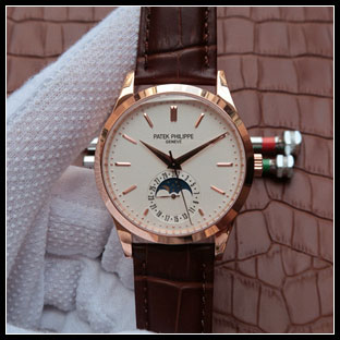パテックフィリップ メンズ 40mm シースルーバック 自動巻き腕時計