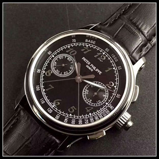 パテックフィリップ メンズ 41mm シースルーバック 自動巻き腕時計