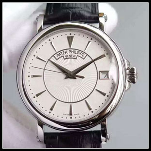 パテックフィリップ メンズ 40mm シースルーバック 自動巻き腕時計 5227R-001