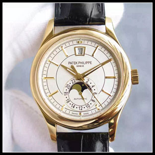 パテックフィリップ メンズ 40mm シースルーバック 自動巻き腕時計