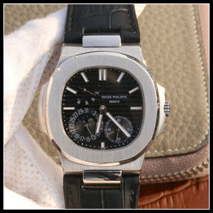 パテックフィリップ メンズ 40mm シースルーバック 自動巻き腕時計