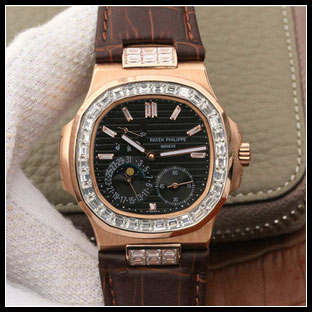 パテックフィリップ メンズ 40mm シースルーバック 自動巻き腕時計