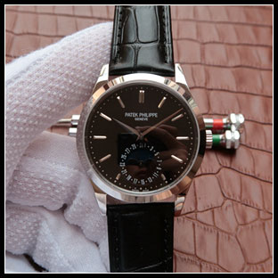 パテックフィリップ メンズ 40mm シースルーバック 自動巻き腕時計