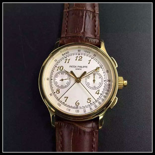 パテックフィリップ メンズ 41mm シースルーバック 自動巻き腕時計