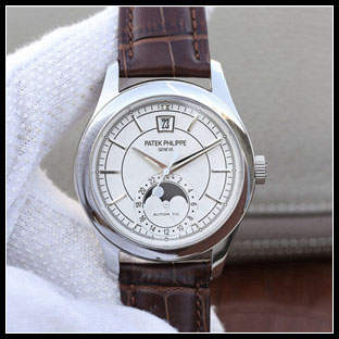 パテックフィリップ メンズ 40mm シースルーバック 自動巻き腕時計