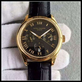 パテックフィリップ メンズ 40mm シースルーバック 自動巻き腕時計