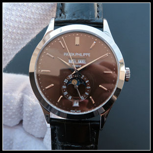 パテックフィリップ メンズ 38mm シースルーバック 自動巻き腕時計