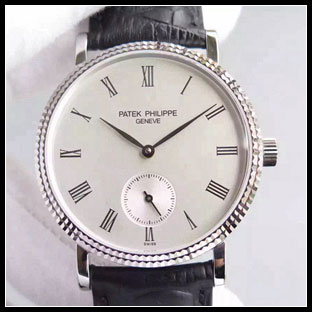 パテックフィリップ メンズ 36mm シースルーバック 手巻き式腕時計 5119J-001