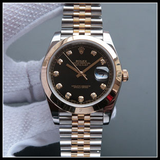 ロレックス メンズ 41mm 自動巻き腕時計 126303