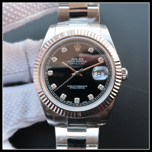 ロレックス メンズ 41mm 自動巻き腕時計 116334