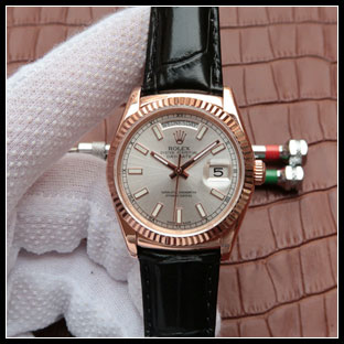 ロレックス メンズ 36mm 自動巻き腕時計
