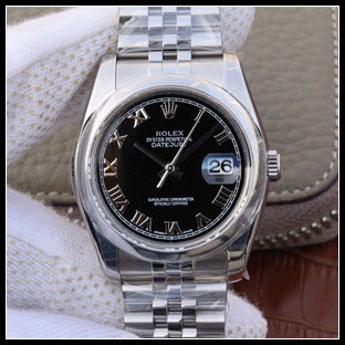 ロレックス メンズ 36mm 自動巻き腕時計
