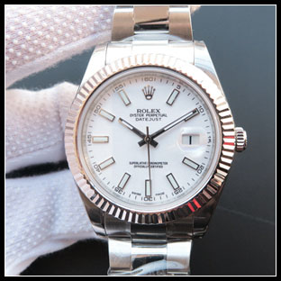 ロレックス メンズ 41mm 自動巻き腕時計 116234