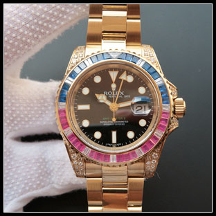 ロレックス メンズ 40mm 自動巻き腕時計