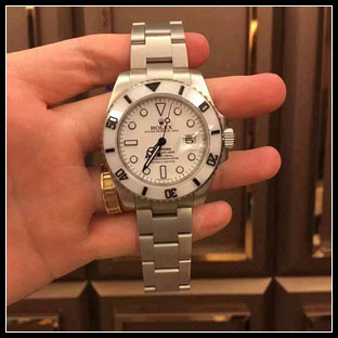 ロレックス レディース 40mm 自動巻き腕時計