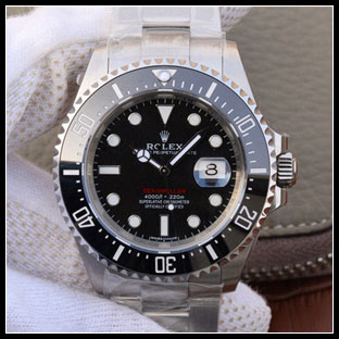 ロレックス メンズ 43mm 自動巻き腕時計