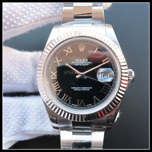 ロレックス メンズ 41mm 自動巻き腕時計