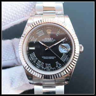 ロレックス メンズ 41mm 自動巻き腕時計 116334