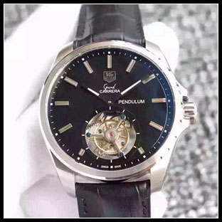 タグホイヤー メンズ 42mm シースルーバック 腕時計