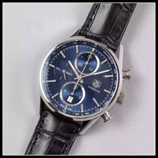 タグホイヤー メンズ 41mm シースルーバック自動巻き腕時計