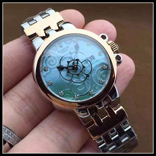 チュードル レディース 26mm 自動巻き腕時計 35100-65710
