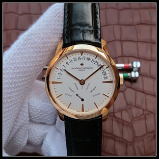 ヴァシュロンコンスタン メンズ 42.5mm シースルーバック 自動巻き腕時計