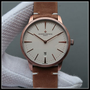 ヴァシュロンコンスタン メンズ 41mm シースルーバック 自動巻き腕時計