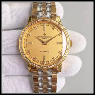 ヴァシュロンコンスタン メンズ 40mm シースルーバック 腕時計