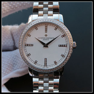 ヴァシュロンコンスタン メンズ 40mm シースルーバック 自動巻き腕時計