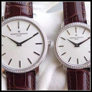 ヴァシュロンコンスタン カップル 41mm/33mm シースルーバック 自動巻き腕時計