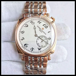 ヴァシュロンコンスタン メンズ 40mm シースルーバック 手巻き式腕時計