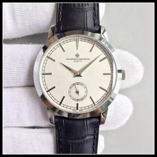 ヴァシュロンコンスタン メンズ 38mm シースルーバック 手巻き式腕時計