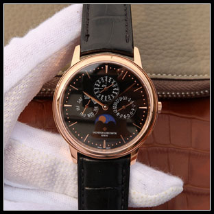 ヴァシュロンコンスタン メンズ 41mm シースルーバック 自動巻き腕時計