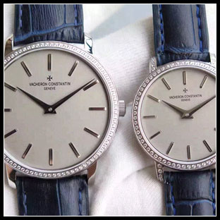ヴァシュロンコンスタン カップル 41mm/33mm シースルーバック 自動巻き腕時計