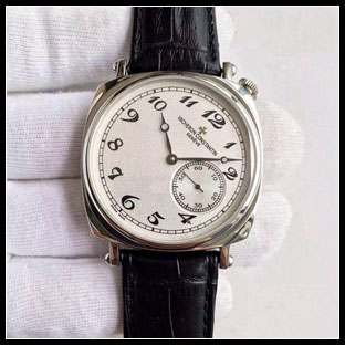 ヴァシュロンコンスタン メンズ 40mm シースルーバック 手巻き式腕時計